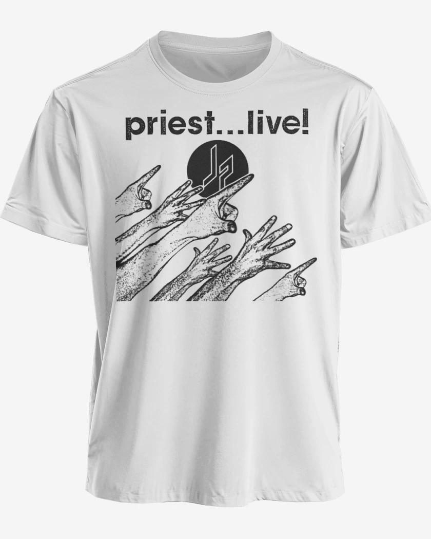 Polera premium Blanco de Priest Live