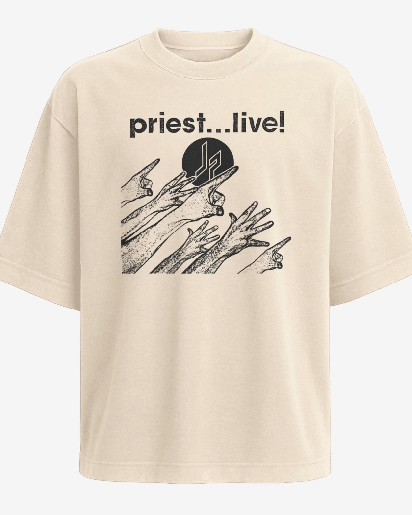 Polera Oversize Priest Live