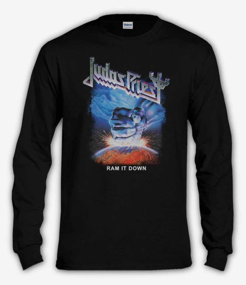 Polera manga larga Negro de Ram It Down
