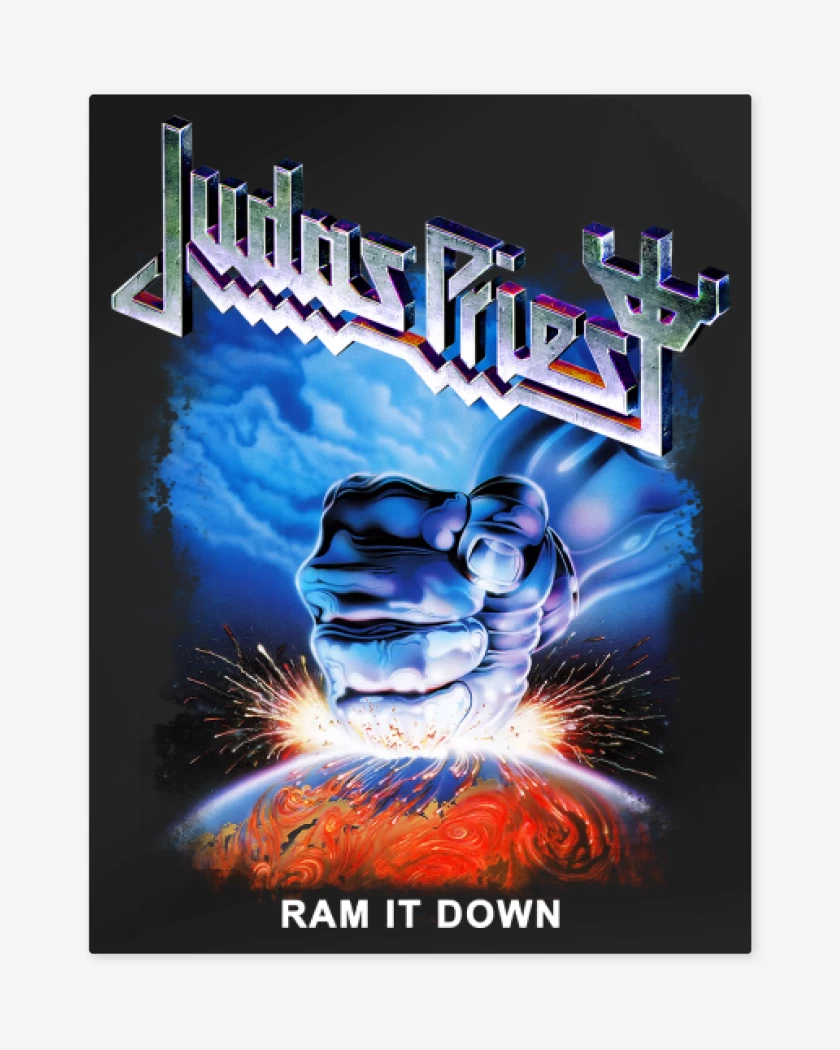Print metalico Negro de Ram It Down