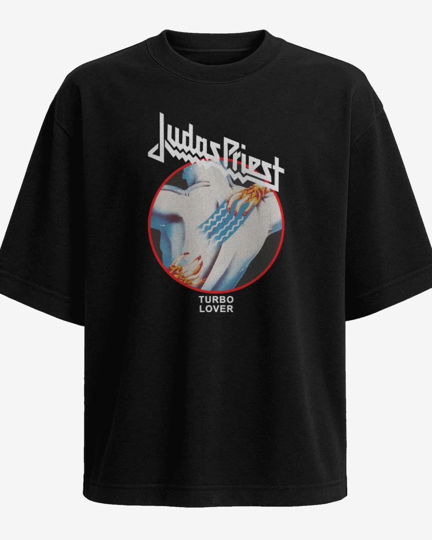 Polera Oversize Negro de Turbo Lover