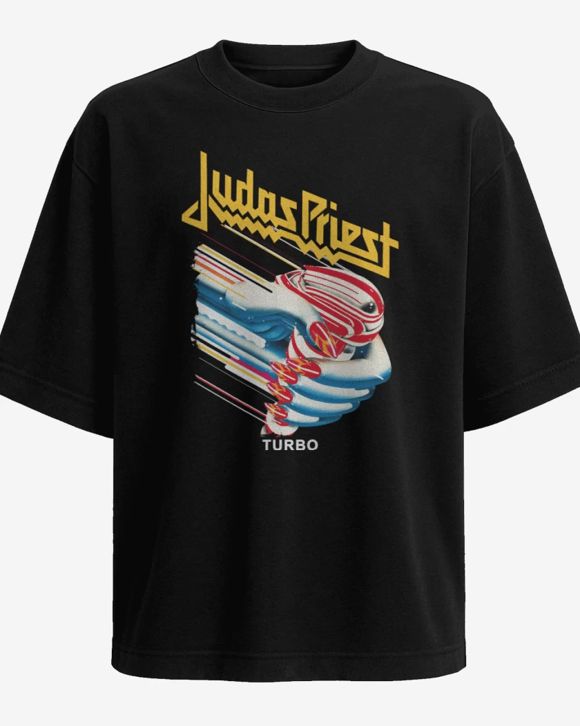 Polera Oversize Negro de Turbo