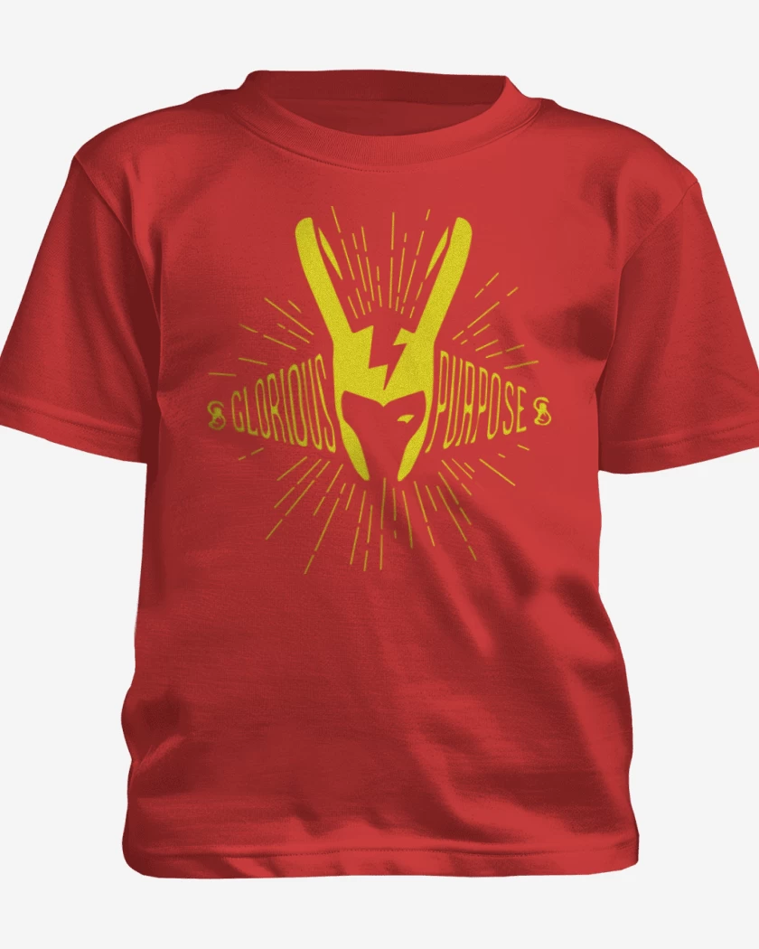 Polera de niño Rojo de Loki 1