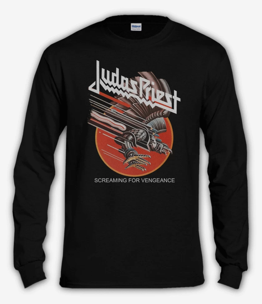 Polera manga larga Negro de Screaming For Vengeance
