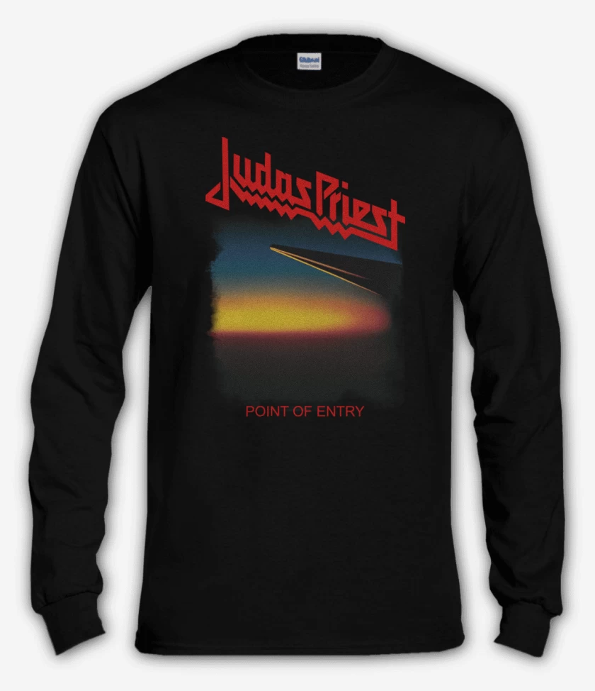 Polera manga larga Negro de Point of Entry