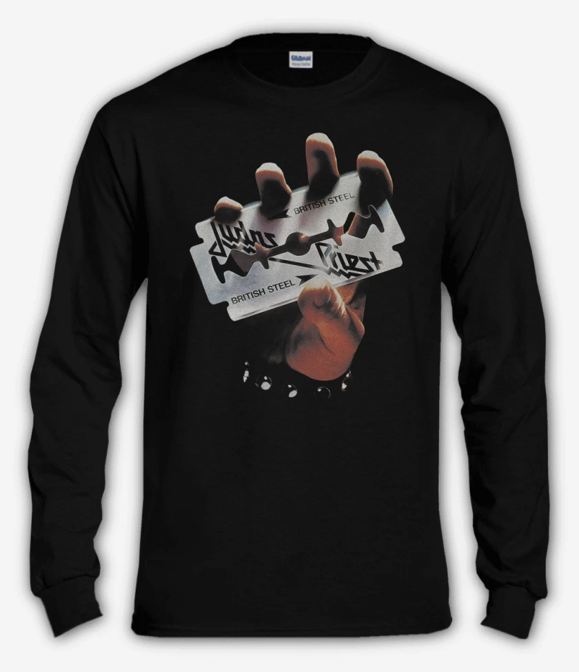 Polera manga larga Negro de British Steel