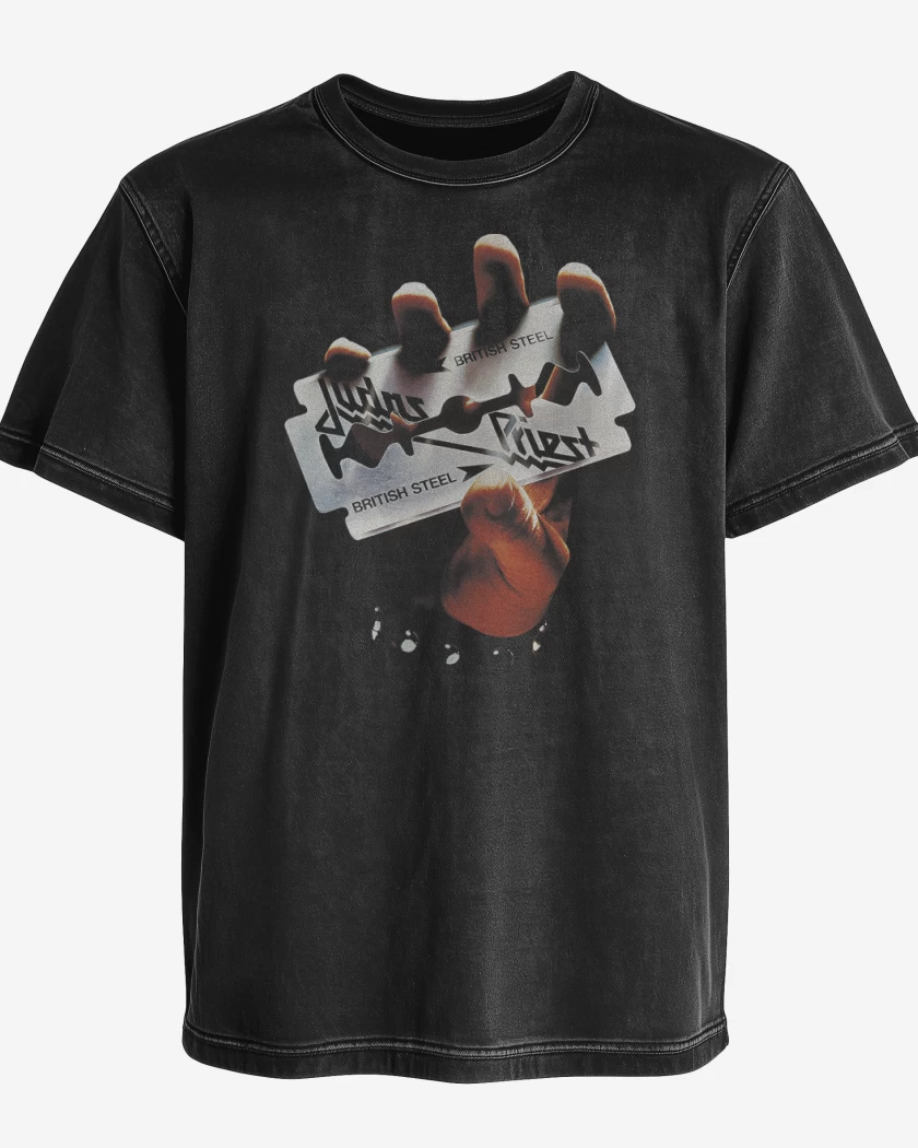 Polera desgastada British Steel
