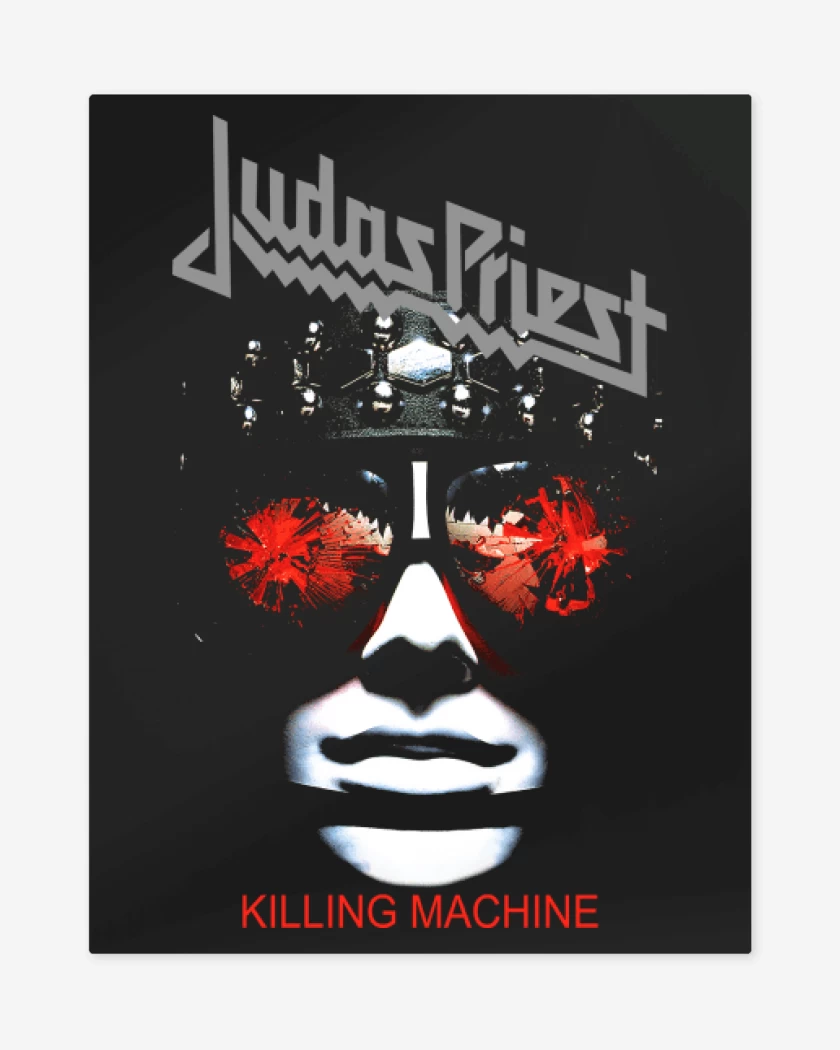 Print metalico Negro de Killing Machine