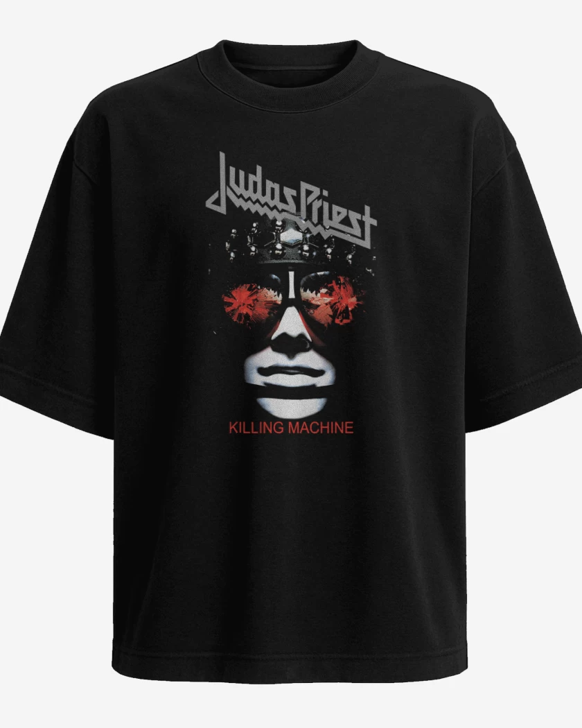 Polera Oversize Negro de Killing Machine