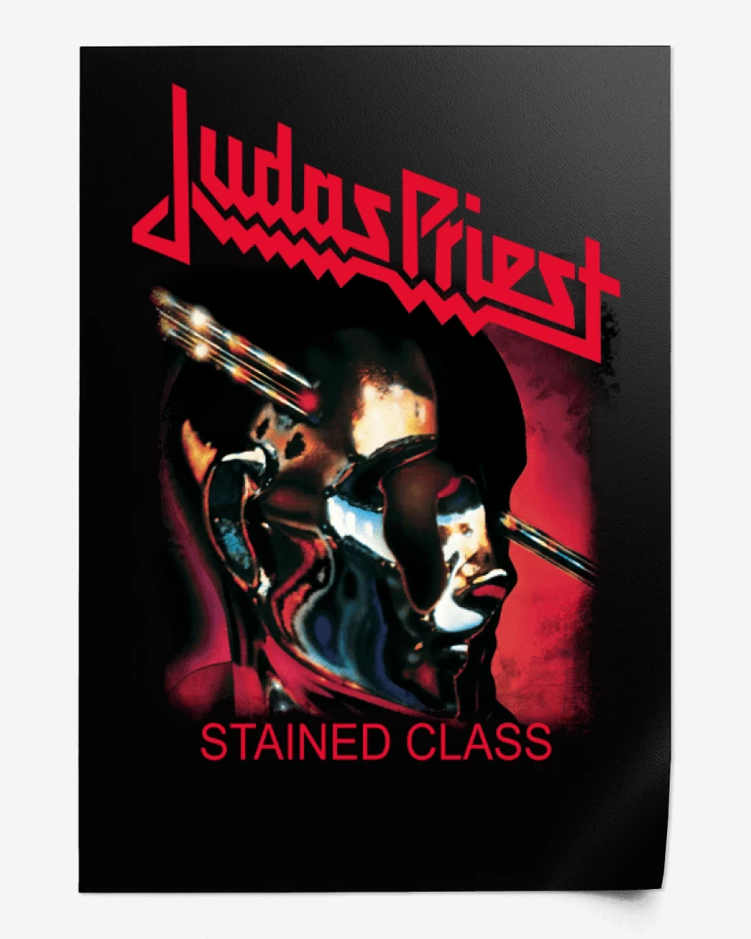 Print Negro de Stained Class