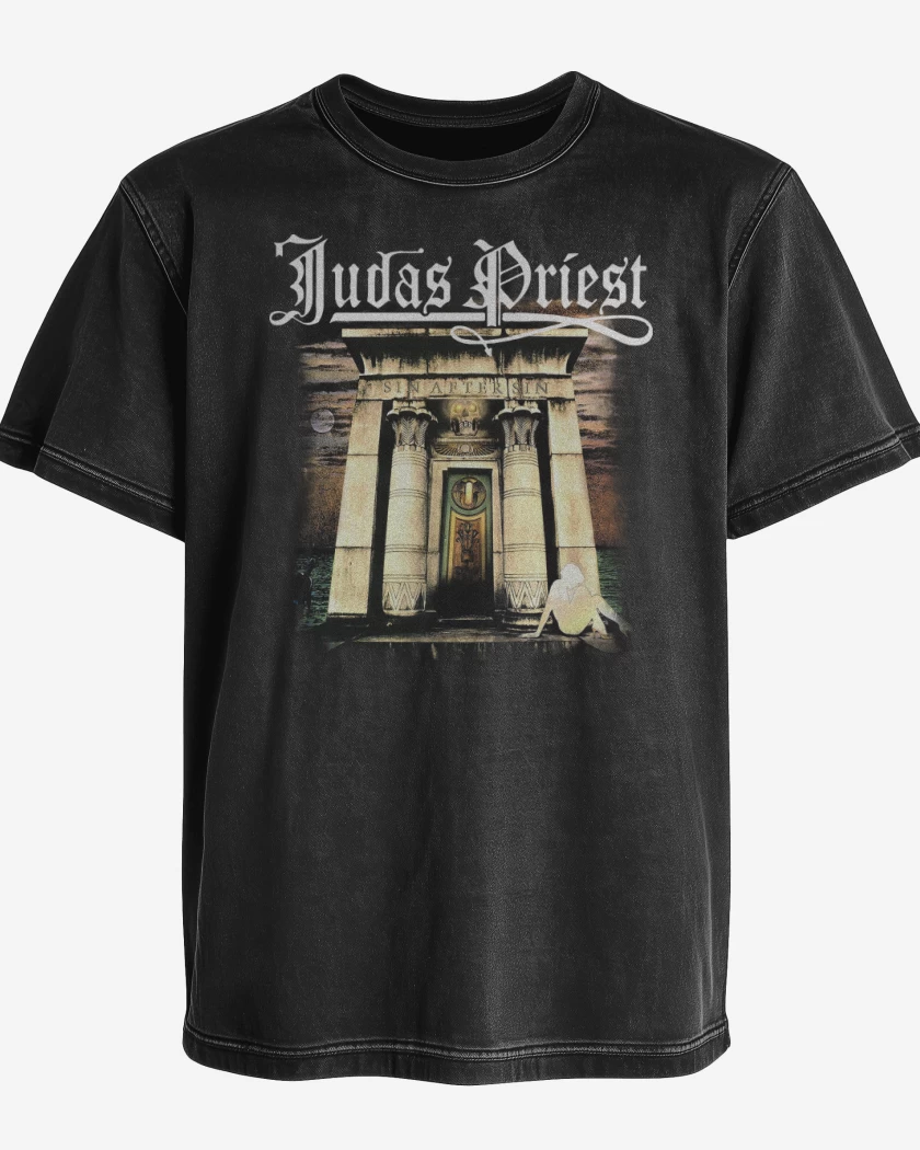 Polera desgastada Negro de Sin After Sin