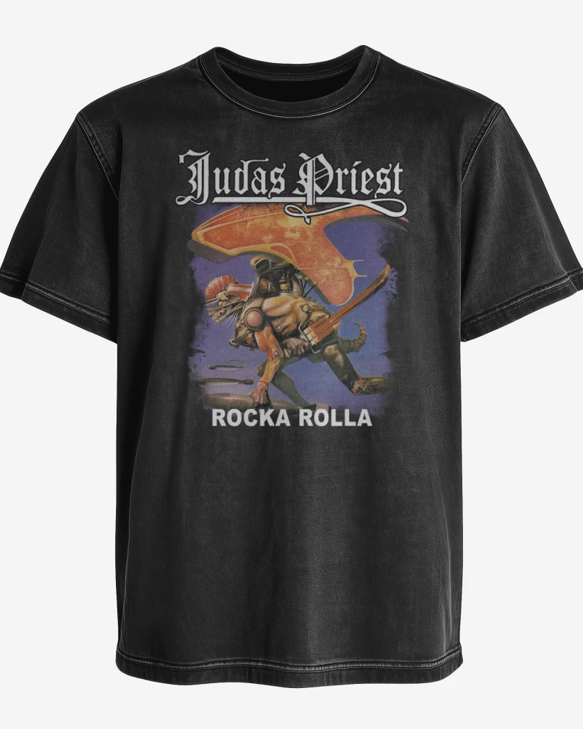 Polera desgastada Negro de Rocka Rolla 2
