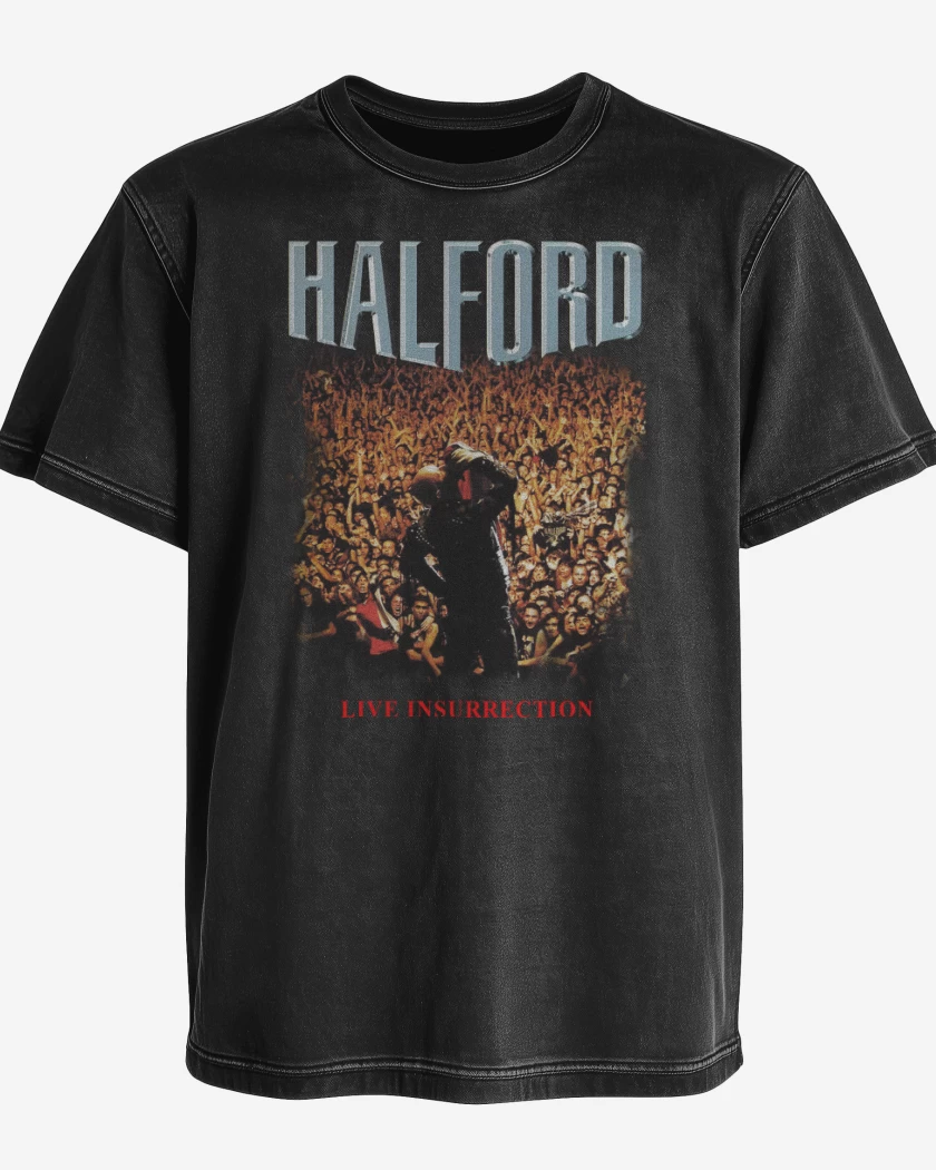 Polera desgastada Live Insurrection