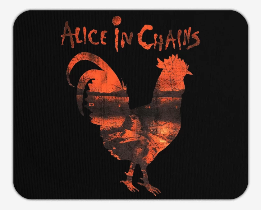 Mousepad Negro de Rooster