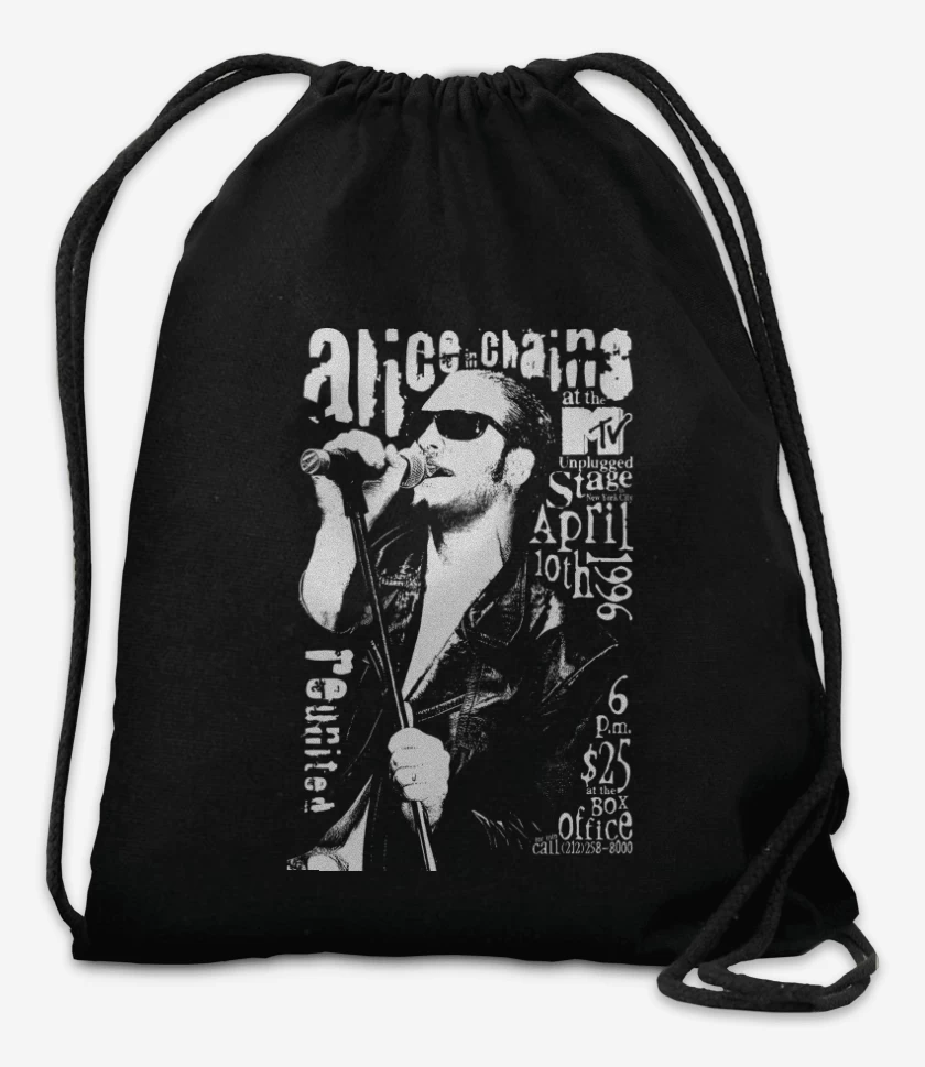 Mochila Negro de Layne Staley