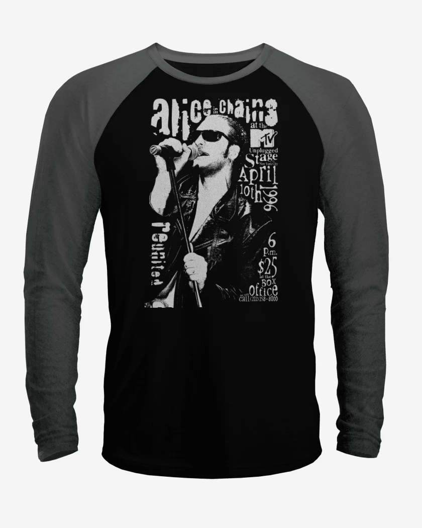 Polera Raglan Layne Staley
