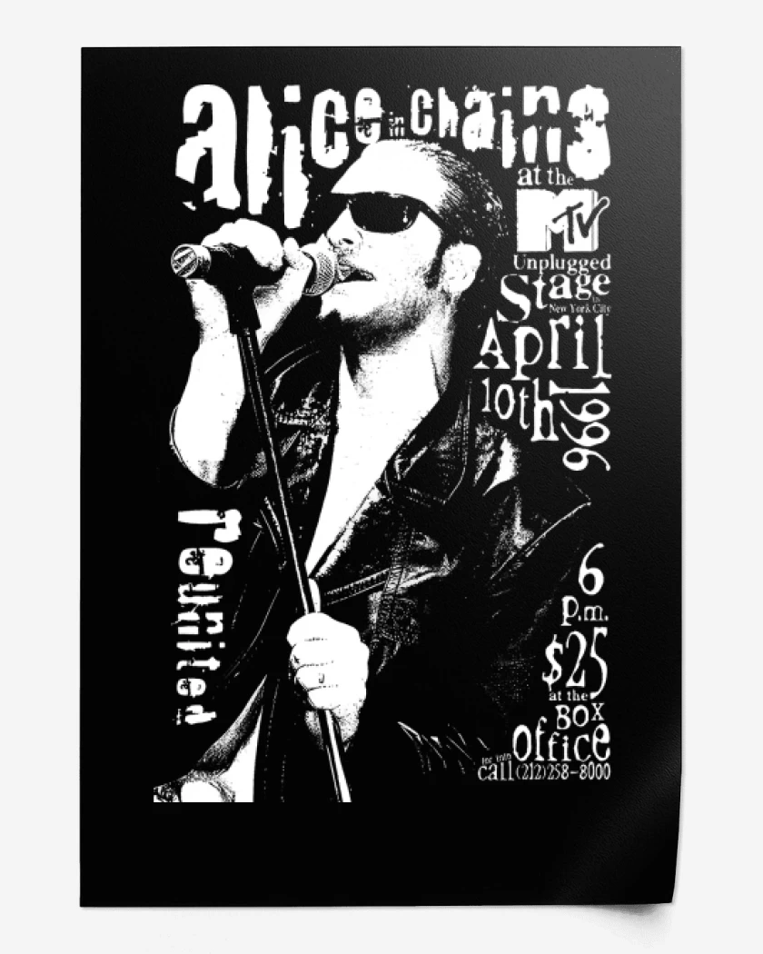 Print Layne Staley