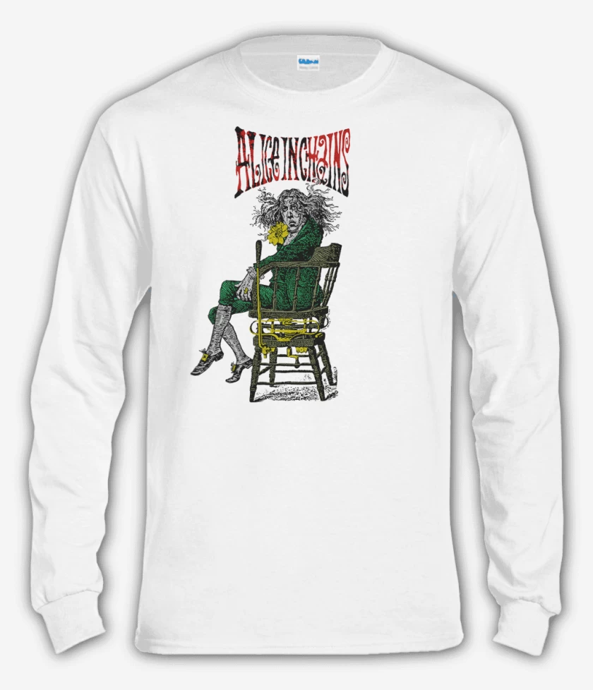 Polera manga larga Blanco de Angry Chair