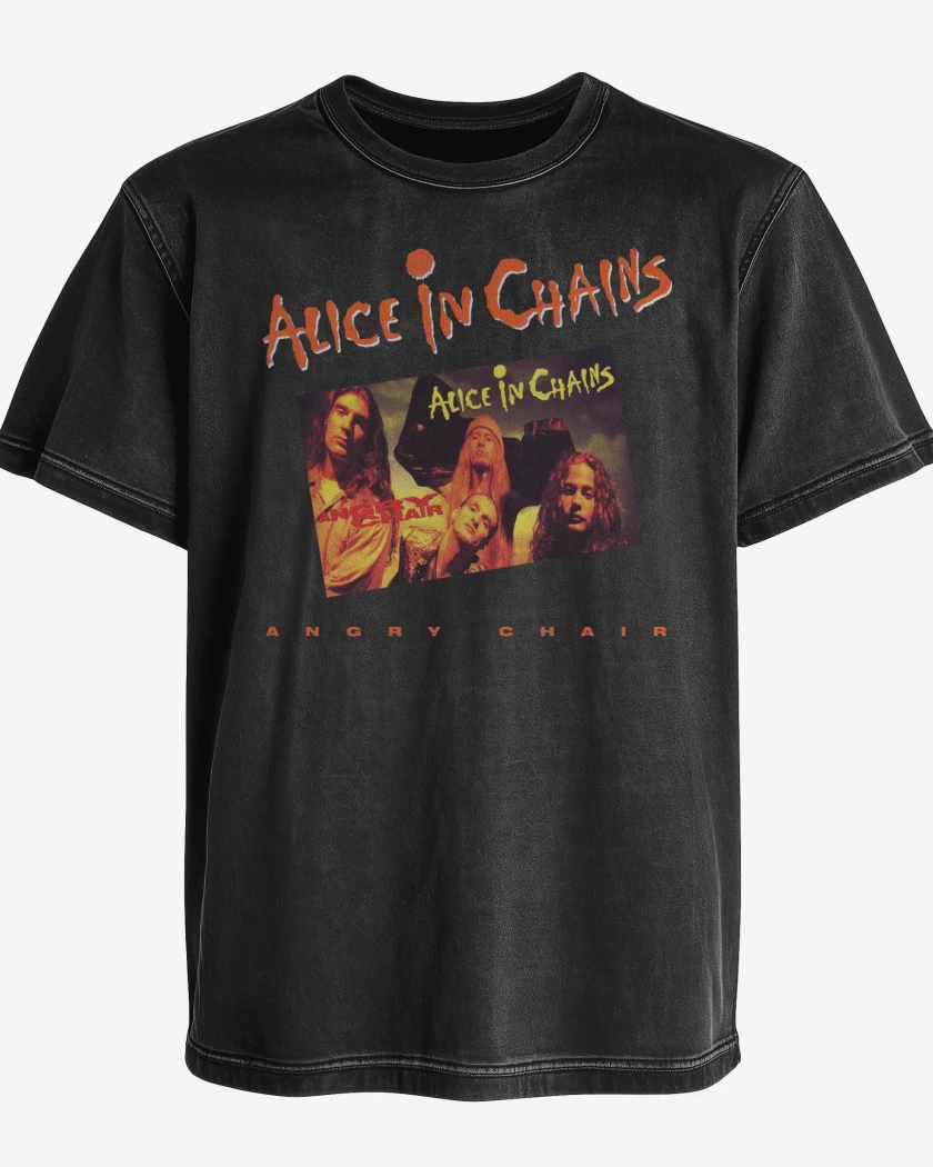 Polera desgastada Angry Chair Single