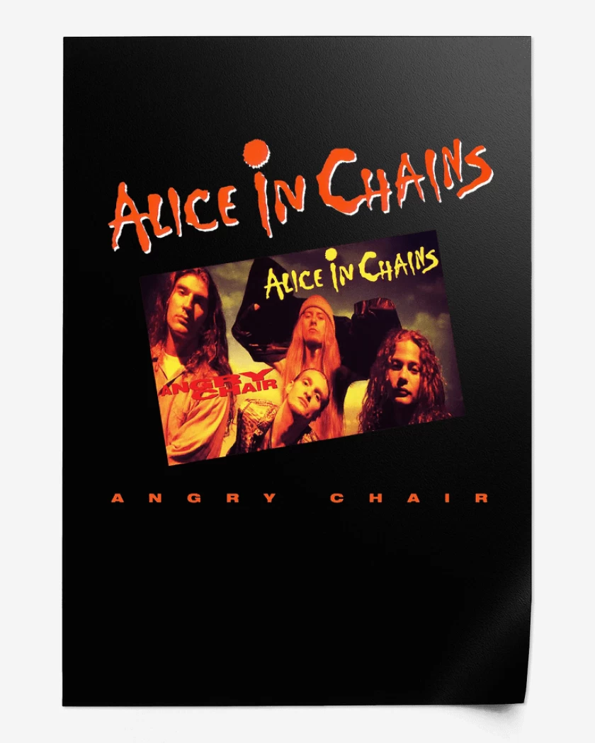 Print Angry Chair Single