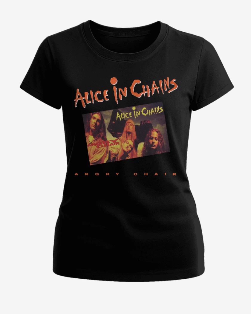 Polera de Mujer Negro de Angry Chair Single