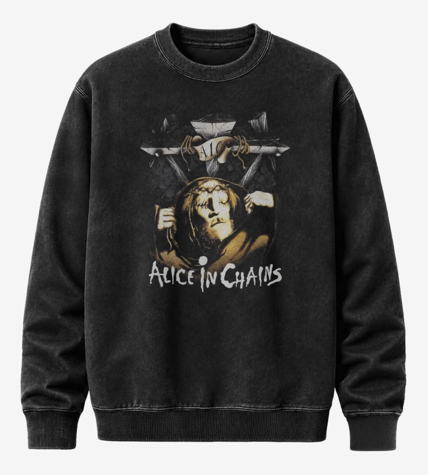 Poleron Polo Acid Wash Negro de Bleed the Freak