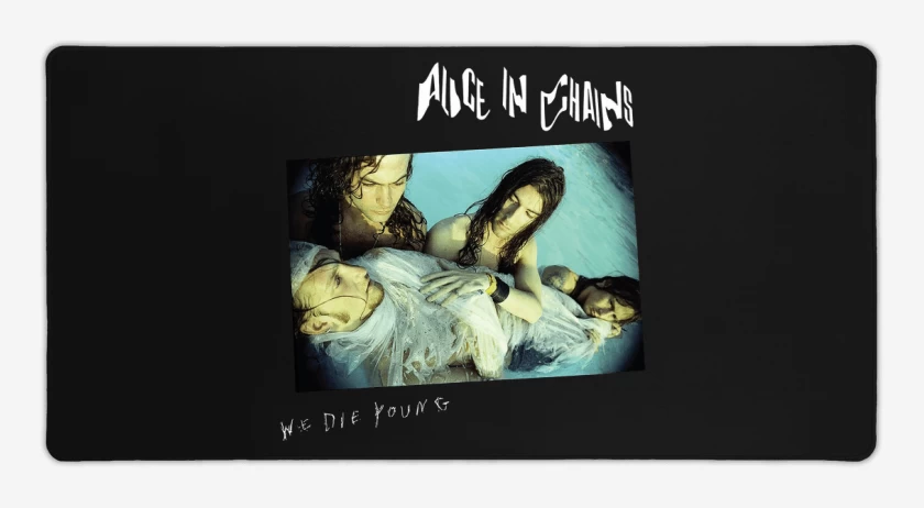 Mouse pad Gamer We Die Young