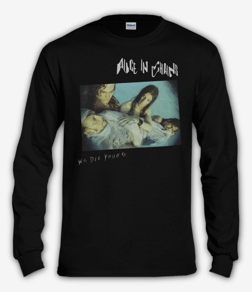 Polera manga larga Negro de We Die Young