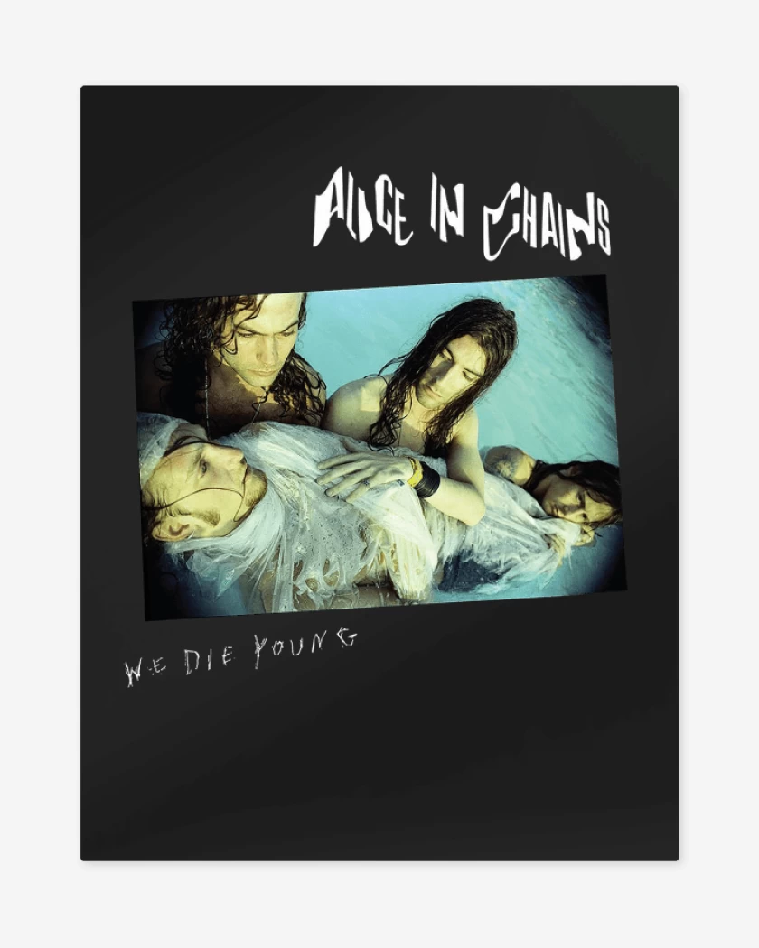 Print metalico Negro de We Die Young