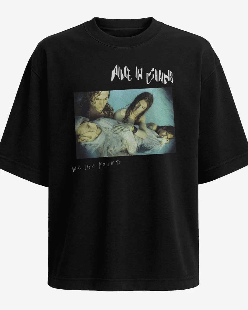 Polera Oversize We Die Young