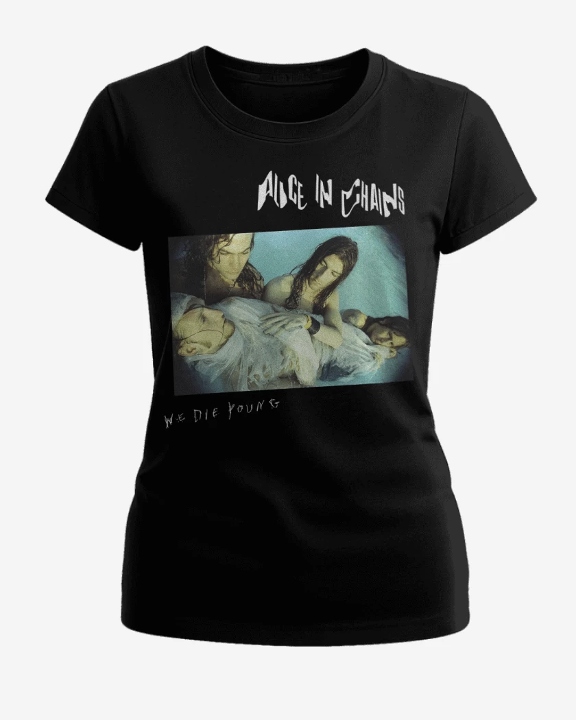 Polera de Mujer Negro de We Die Young