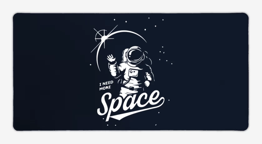 Mouse pad Gamer Azul Marino de Space