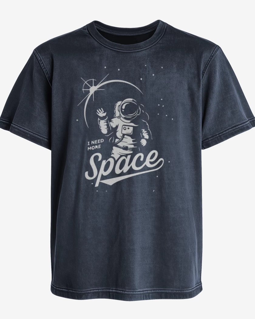Polera desgastada Azul Marino de Space