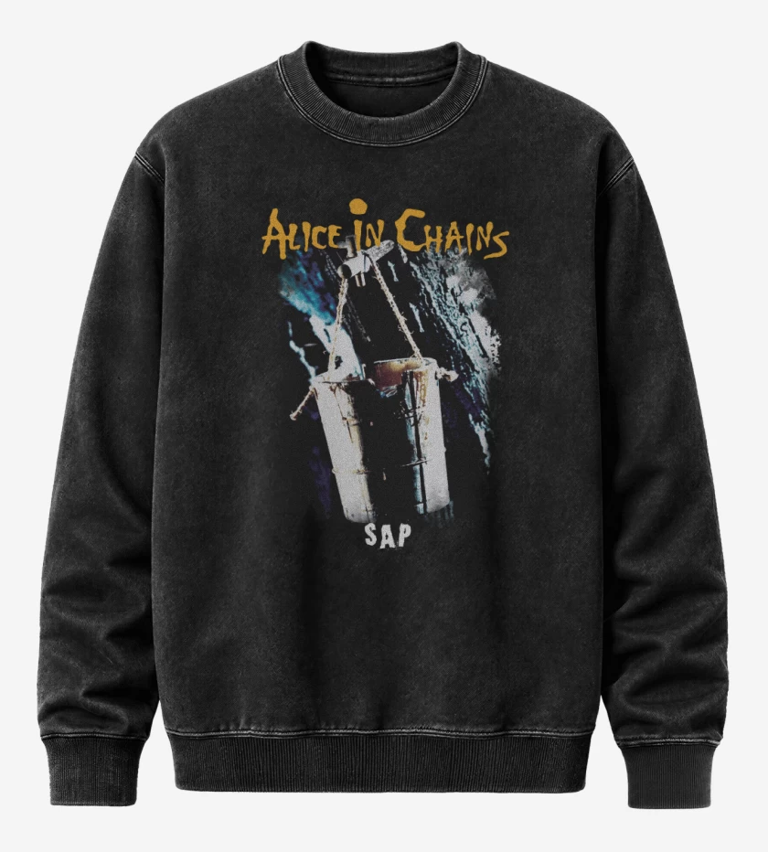 Poleron Polo Acid Wash Negro de SAP