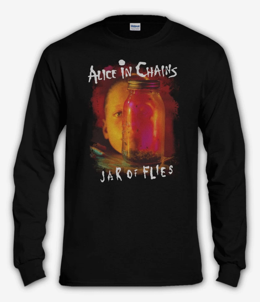 Polera manga larga Negro de Jar of Flies