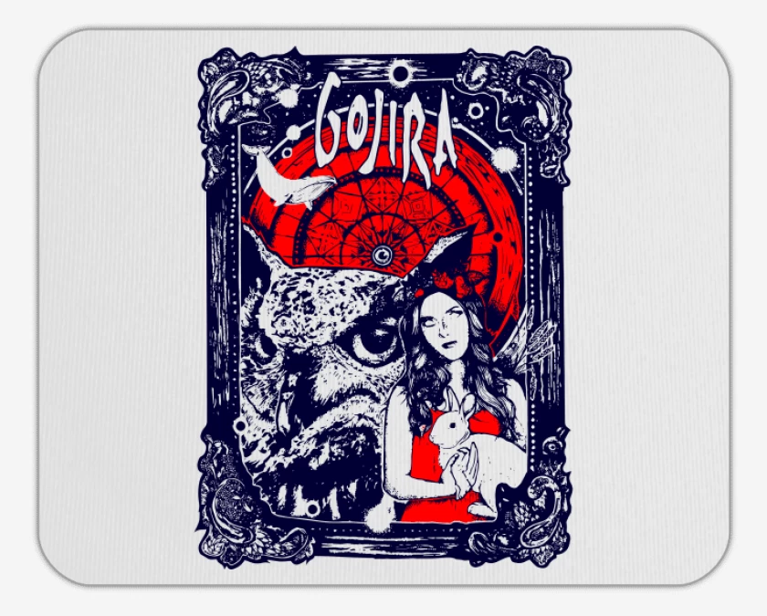 Mousepad Blanco de Gojira alice