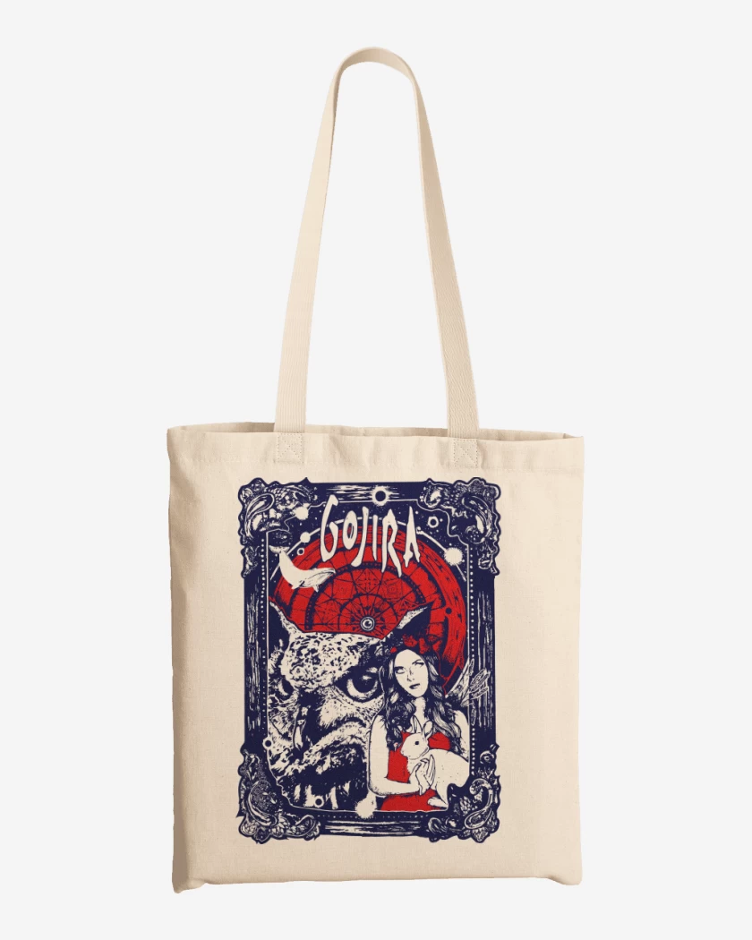 Totebag Blanco de Gojira alice