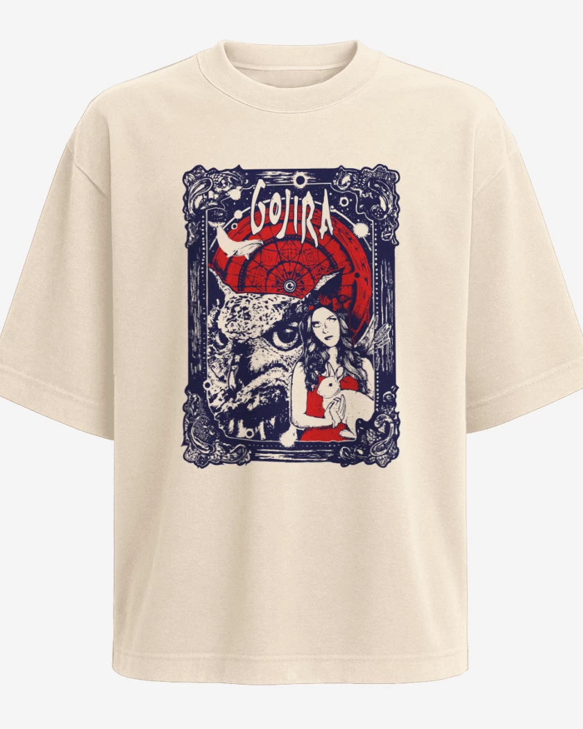 Polera Oversize Beige de Gojira alice