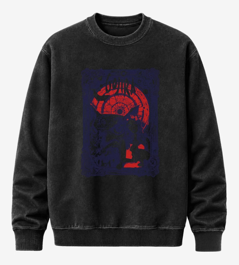 Poleron Polo Acid Wash Negro de Gojira alice