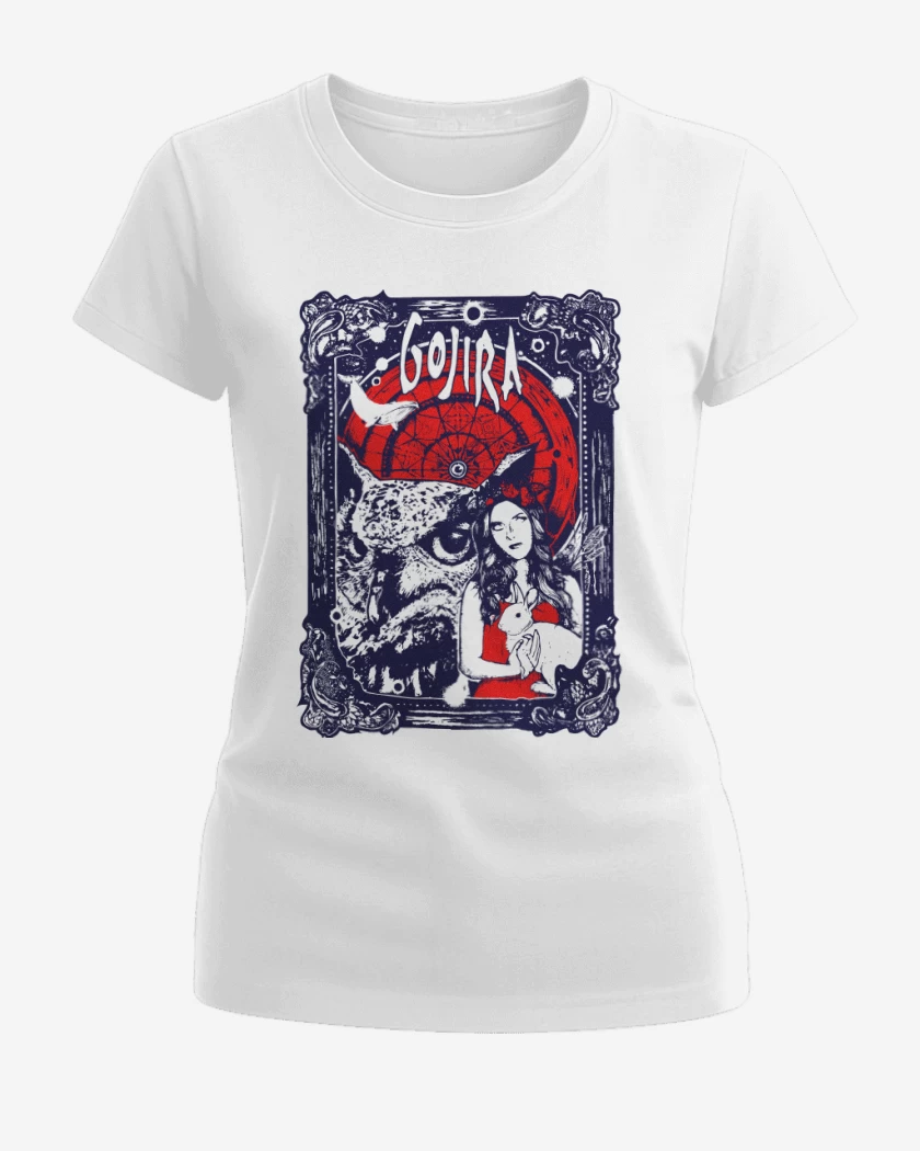 Polera de Mujer Blanco de Gojira alice