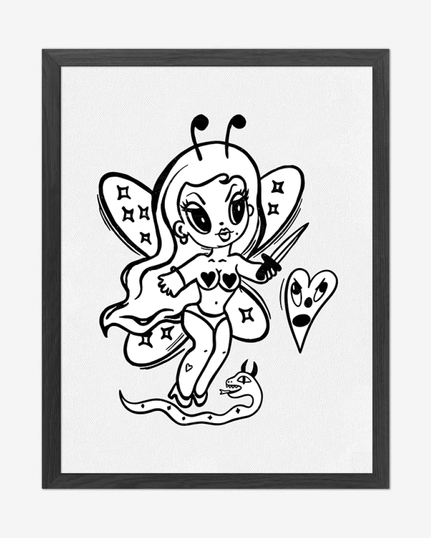 Cuadro decorativo Blanco de Bichota