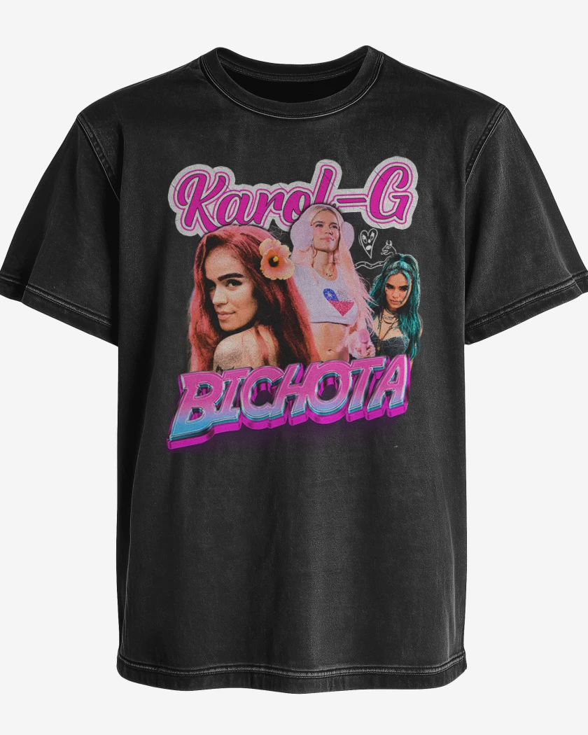 Polera desgastada Karol G