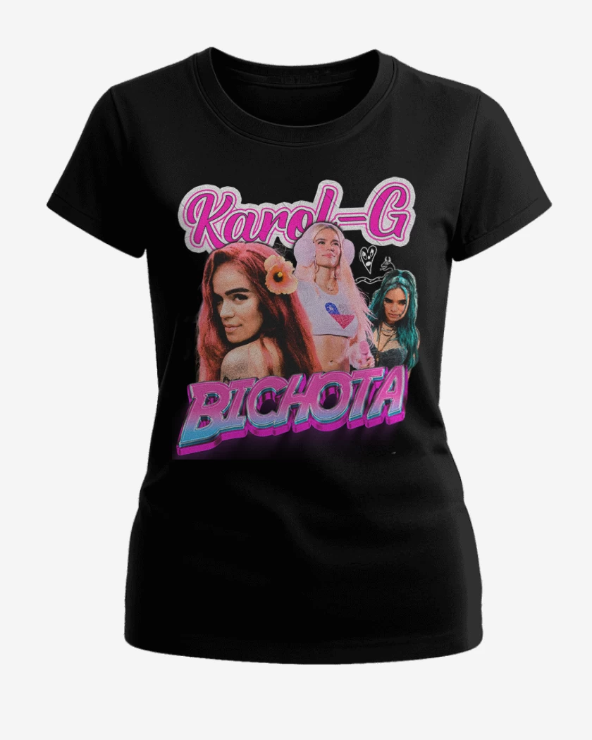Polera de Mujer Negro de Karol G