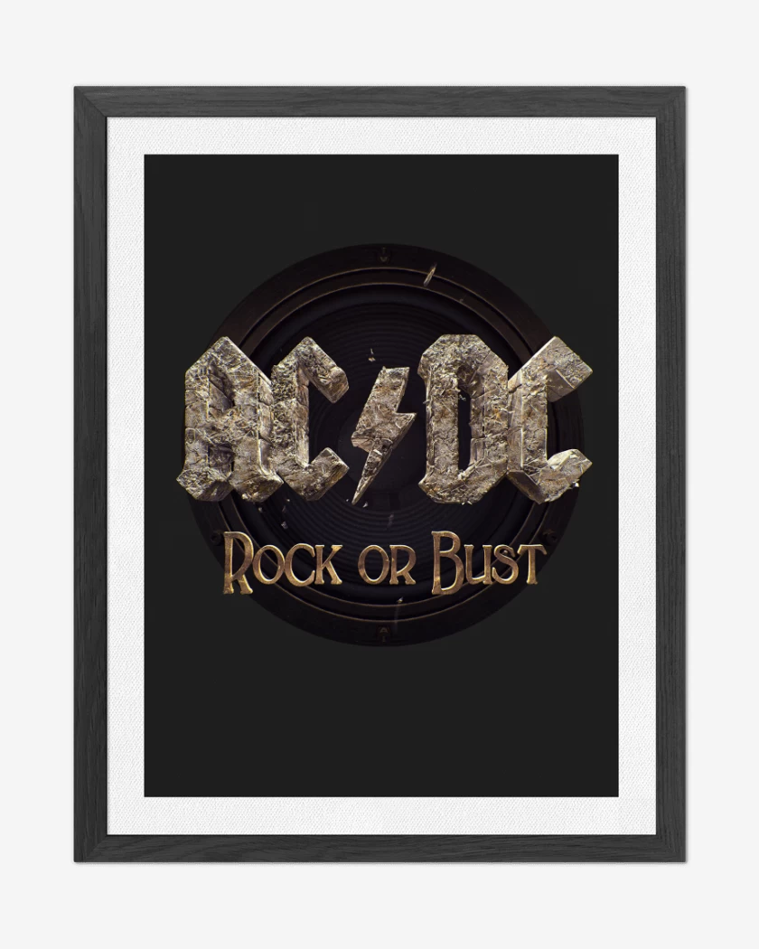 Cuadro decorativo Negro de Rock or Bust
