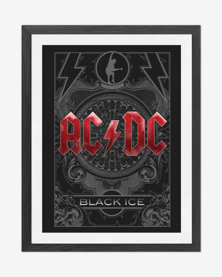 Cuadro decorativo Black Ice