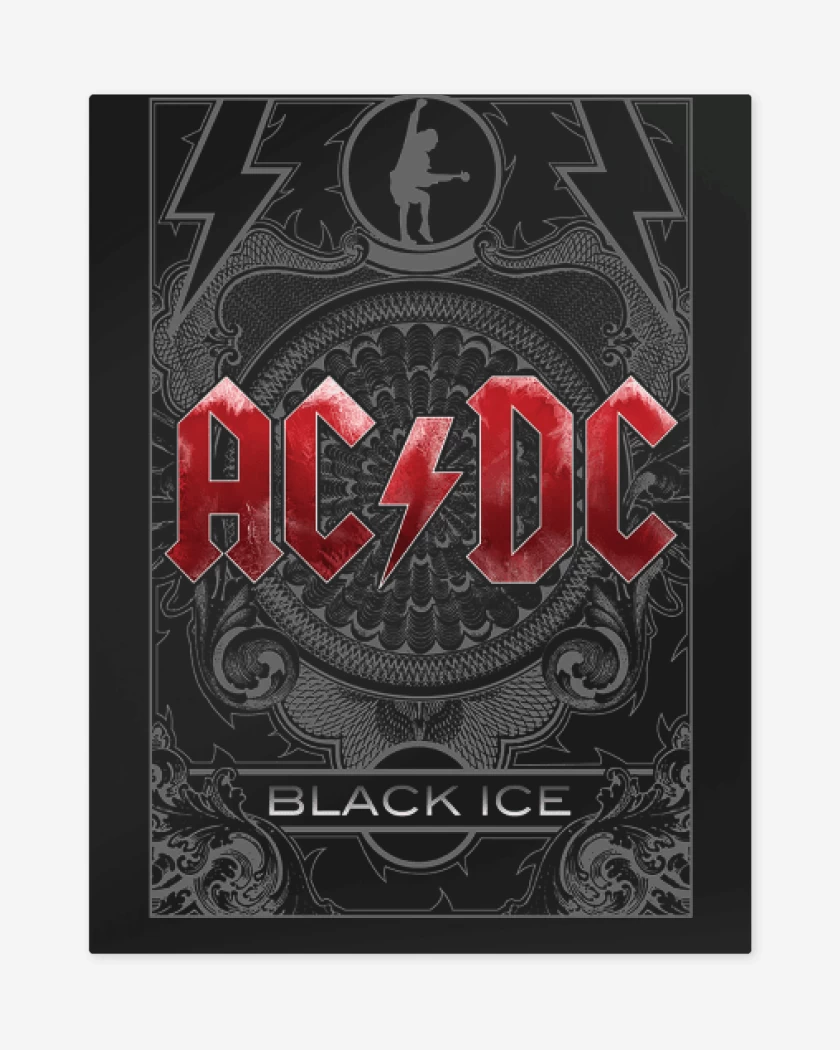Print metalico Negro de Black Ice