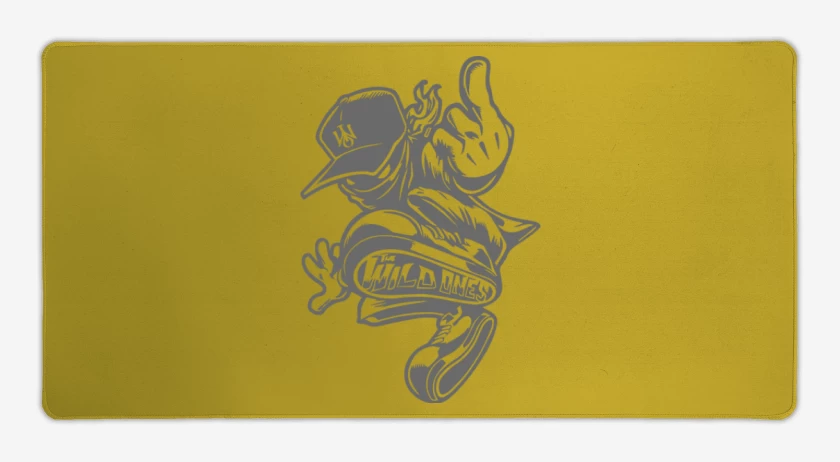 Mouse pad Gamer Amarillo de The Wild