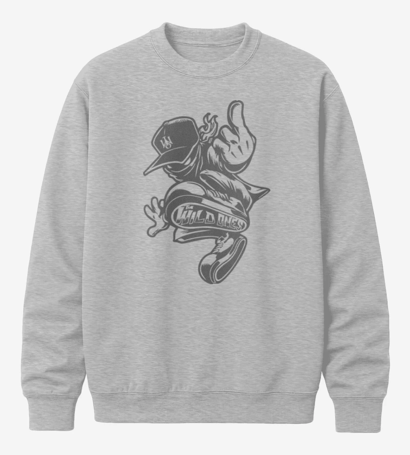Poleron polo Gris Melange de The Wild