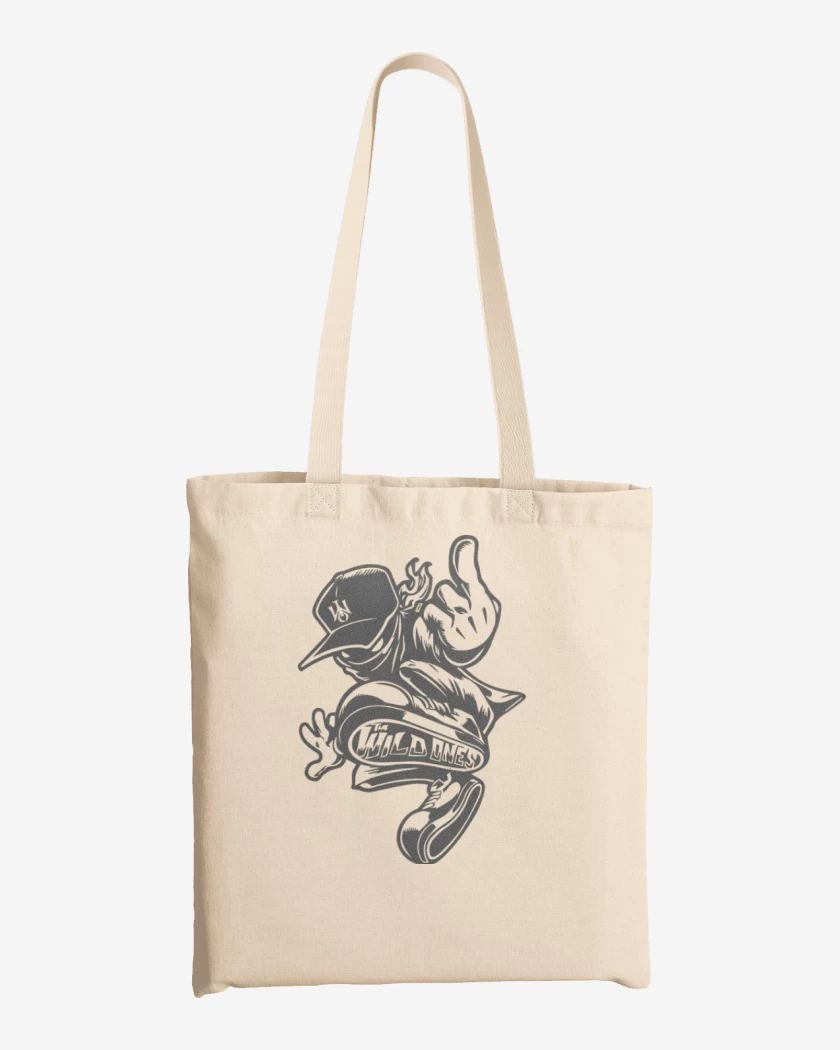 Totebag Blanco de The Wild