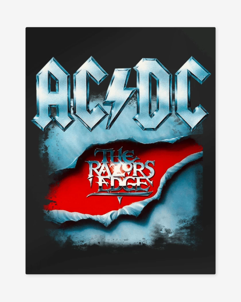 Print metalico Negro de The Razors Edge
